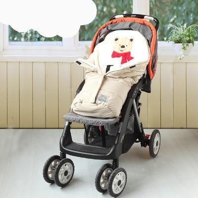 Doodle Winter Baby Stroller Sleeping Bags With Footmuffs-baby sleep bag with footmuff-Navy-102cm-Free Item Online