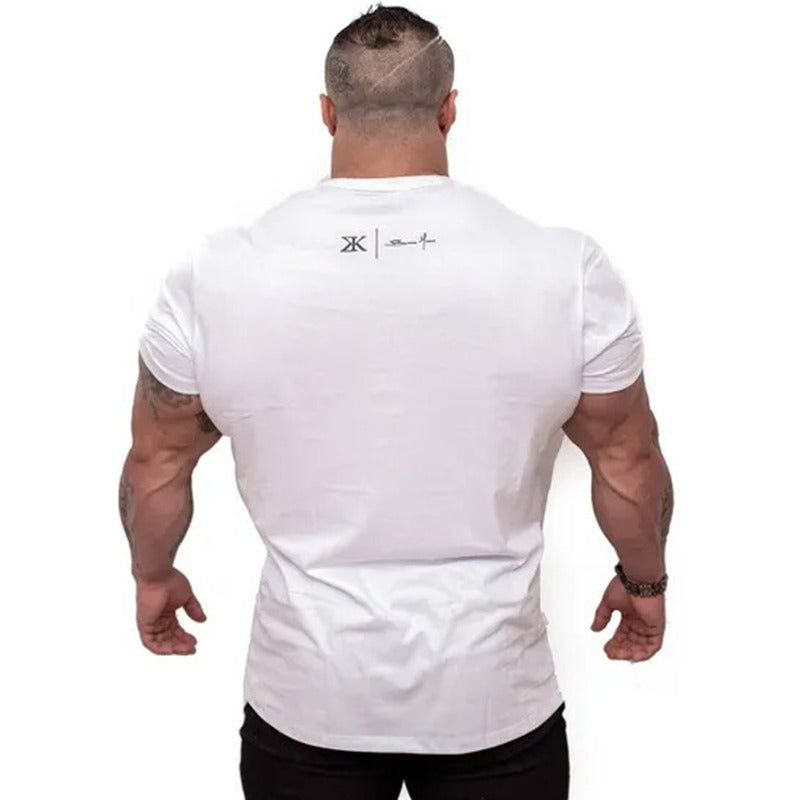 Ryan Designs Men Gyms Fitness Bodybuilding Skinny T-shirt-body building top-Free Item Online