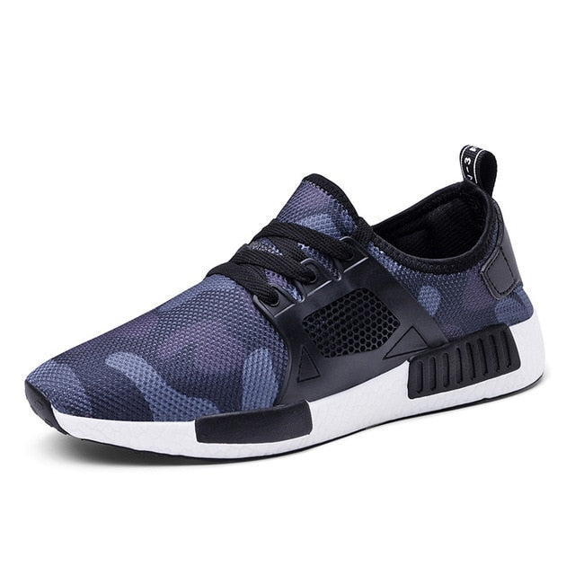 Bondonie Men's Camouflage Breathable Fashion Sneakers-Men Shoes-Black-6.5-Free Item Online