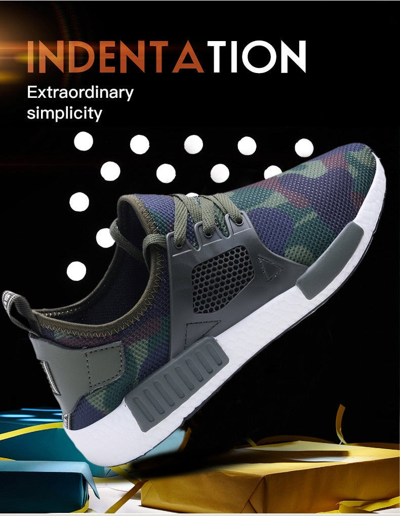 Bondonie Men's Camouflage Breathable Fashion Sneakers-Men Shoes-Free Item Online