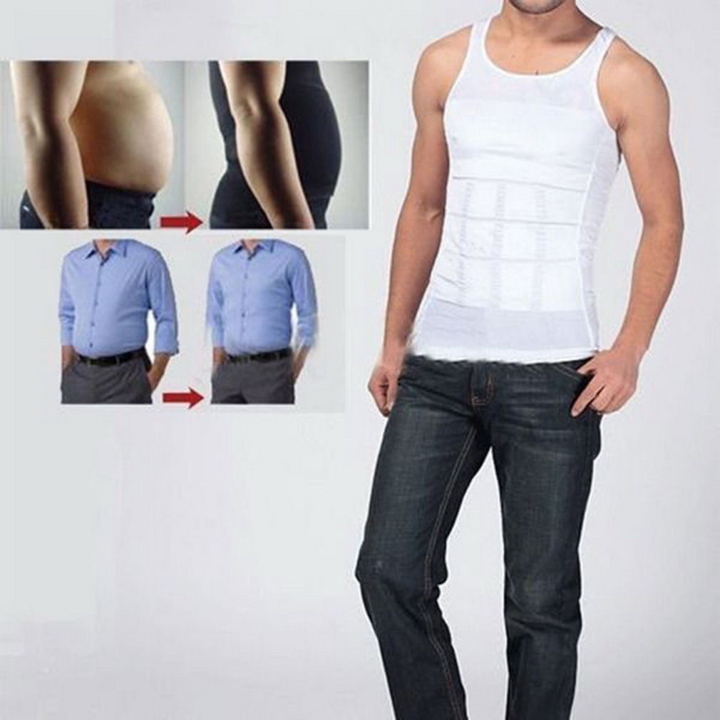 Jovan Men Slimming Body Shaper Underwear Body Tummy Belly Compression Corset Vest-men body shaper-Free Item Online-Free Item Online
