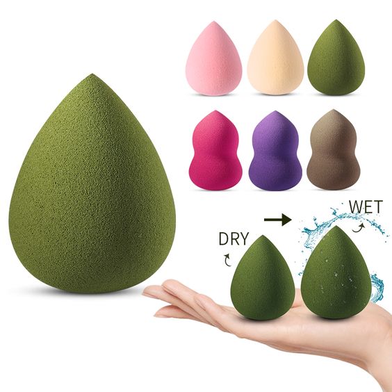 Mini Makeup Sponge Beauty Blenders Cosmetic Puff Powder Professional Foundation Cream Tool 50 Pieces-makeup sponge-Free Item Online